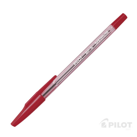LÁPIZ PASTA BP-S MEDIO (M) ROJO PILOT1