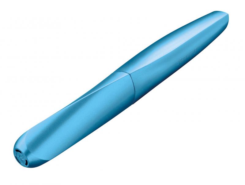 PLUMA ESTILOGRAFICA TWIST AZUL ESCARCHA PELIKAN1