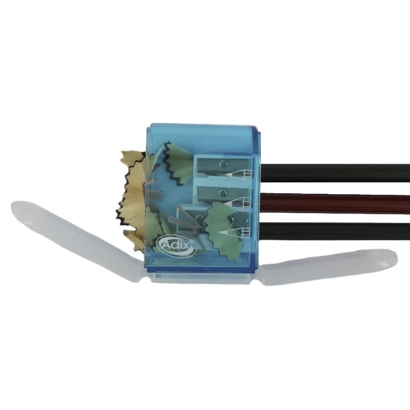 SACAPUNTA TRIPLE CON CONTENEDOR ADIX1