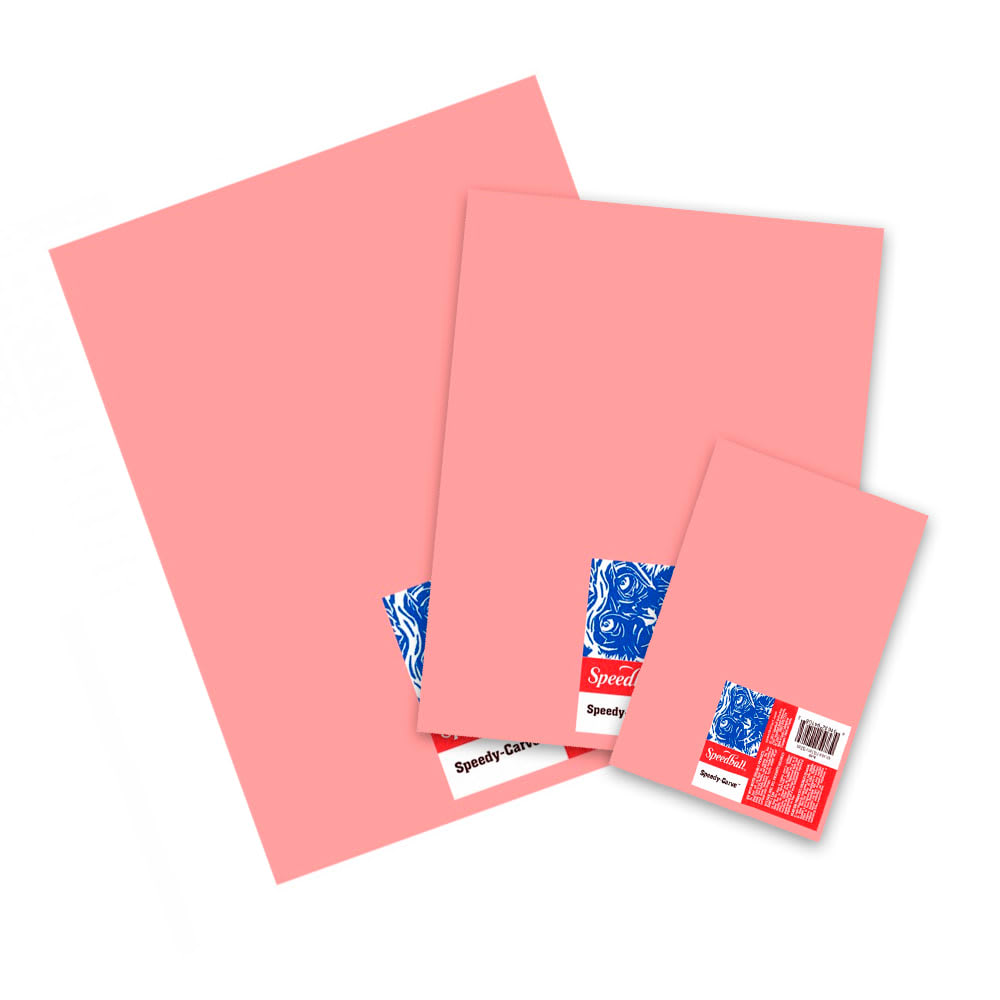 SPEEDBALL GOMA DE TALLADO Y GRABADO SPEEDY CARVE ROSADA 10X15CM1