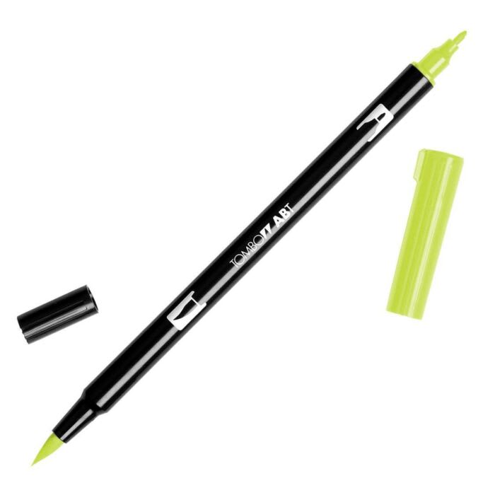 PLUMÓN TOMBOW PUNTA PINCEL  133 -  CHARTREUSE DUAL BRUSH ABT1