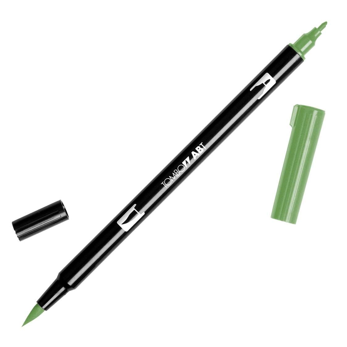 PLUMÓN TOMBOW PUNTA PINCEL  158 - DARK OLIVE DUAL BRUSH ABT1