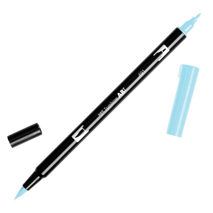 PLUMÓN TOMBOW PUNTA PINCEL  491 - GLACIER BLUE DUAL BRUSH ABT1