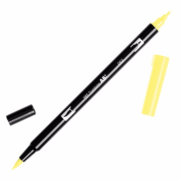 PLUMÓN TOMBOW PUNTA PINCEL  62 - PALE YELLOW DUAL BRUSH ABT1