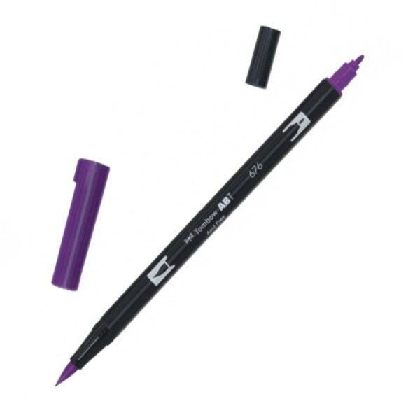 PLUMÓN TOMBOW PUNTA PINCEL  676 - ROYAL PURPLE DUAL BRUSH ABT1