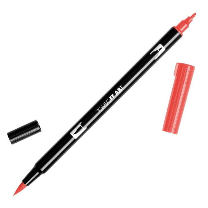 PLUMÓN TOMBOW PUNTA PINCEL  845 - CARMINE DUAL BRUSH ABT1