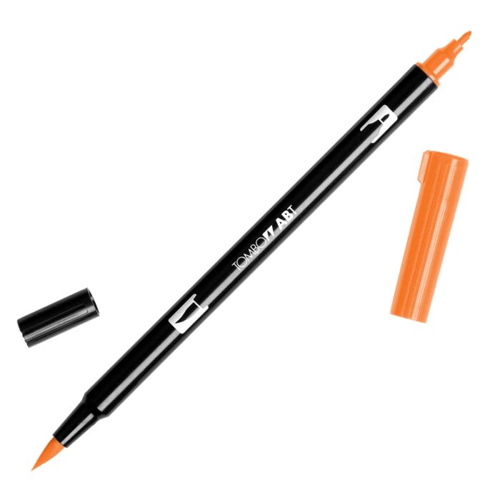 PLUMÓN TOMBOW PUNTA PINCEL  925 - SCARLET DUAL BRUSH ABT1