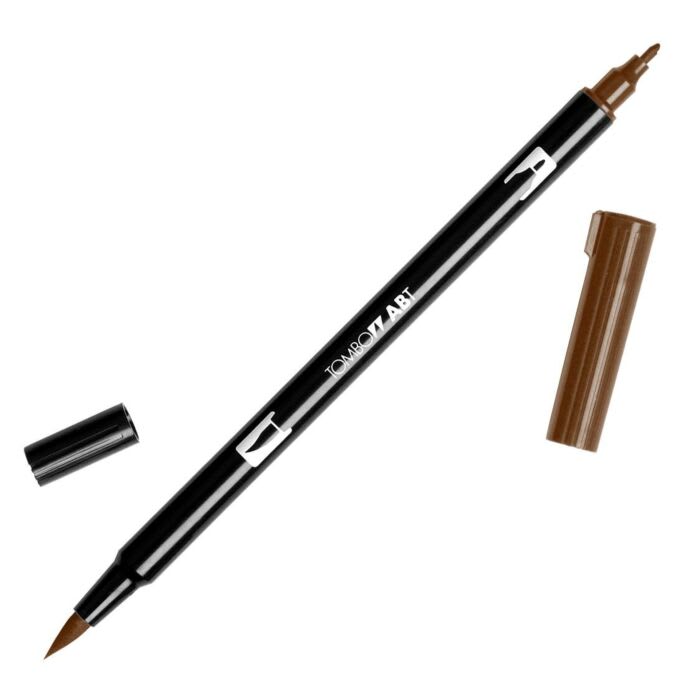 PLUMÓN TOMBOW PUNTA PINCEL  969 - CHOCOLATE DUAL BRUSH ABT1
