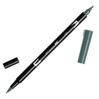PLUMÓN TOMBOW PUNTA PINCEL 228 - VERDE MUSGO DUAL BRUSH ABT1