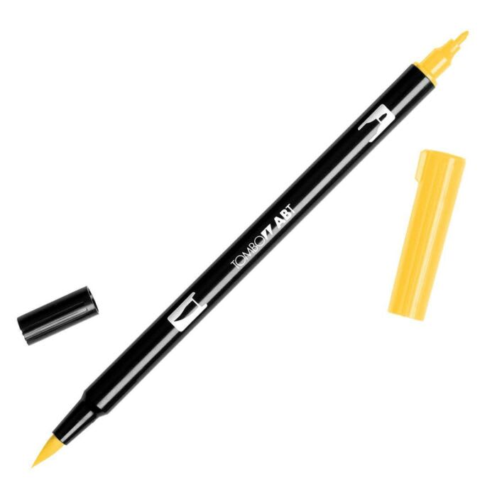 PLUMÓN TOMBOW PUNTA PINCEL 25  - LIGHT ORANGE DUAL BRUSH ABT1