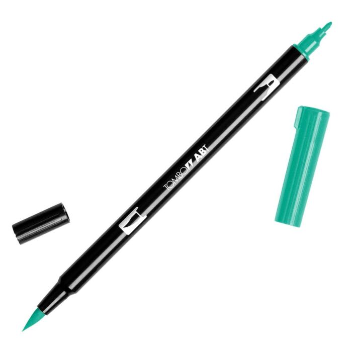 PLUMÓN TOMBOW PUNTA PINCEL 296  - GREEN DUAL BRUSH ABT1