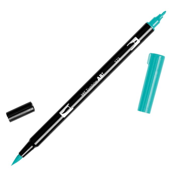 PLUMÓN TOMBOW PUNTA PINCEL 373 - SEA BLUE DUAL BRUSH ABT1