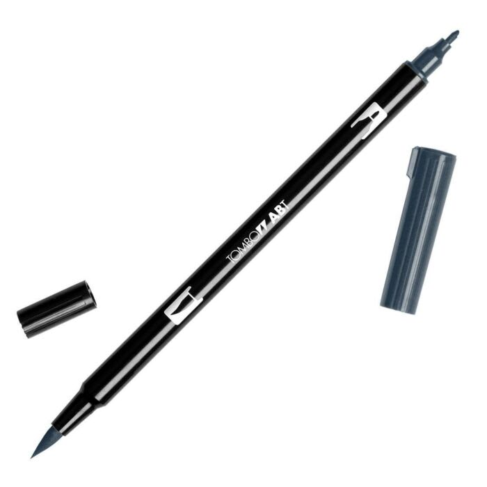 PLUMÓN TOMBOW PUNTA PINCEL N35 - COOL GRAY 12 DUAL BRUSH ABT1