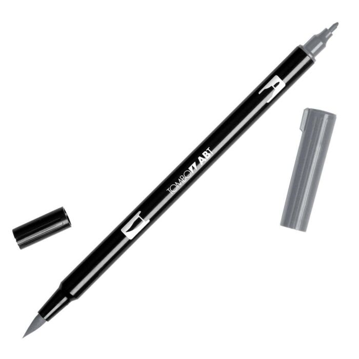 PLUMÓN TOMBOW PUNTA PINCEL N55 - COOL GRAY 7 DUAL BRUSH ABT1