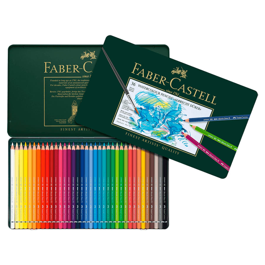 LÁPICES ACUARELABLES ALBRECHT DURER 36 COLORES FABER-CASTELL1