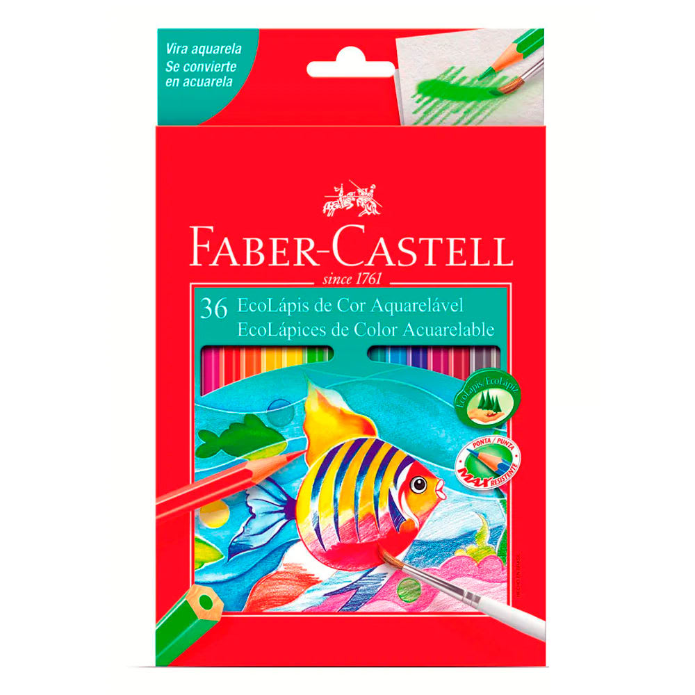 LÁPICES ACUARELABLES 36 COLORES FABER-CASTELL1