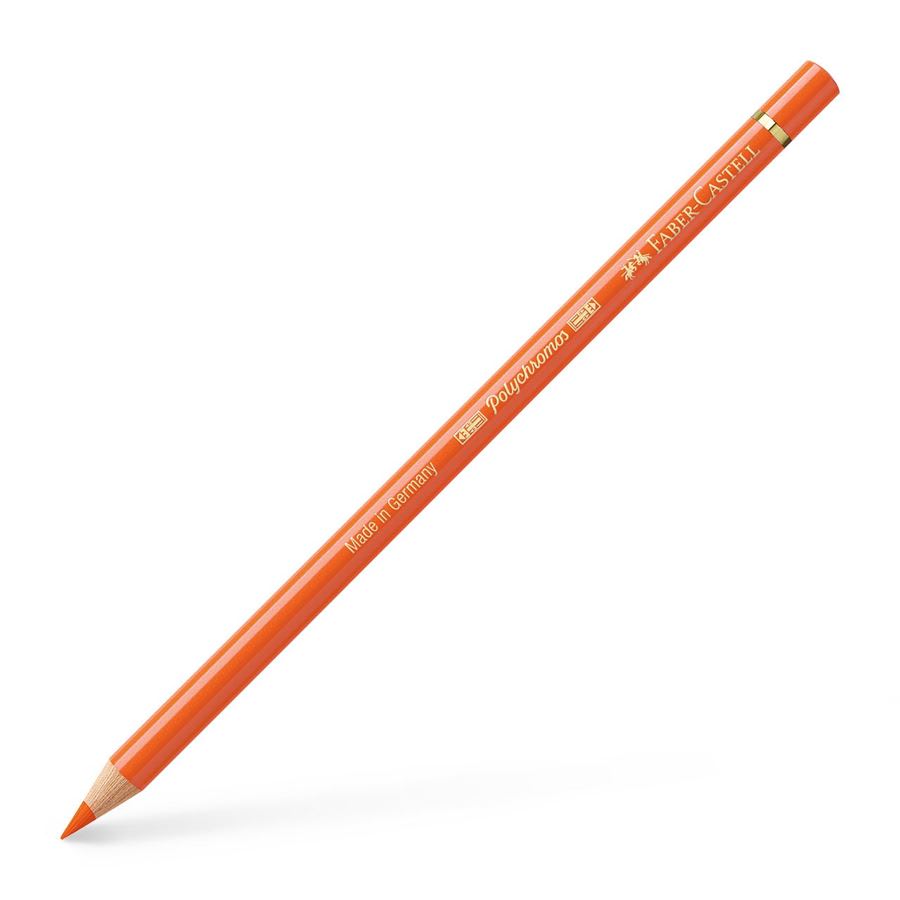 LÁPIZ POLYCHROMOS (113) NARANJA TRANSPARENTE FABER-CASTELL1
