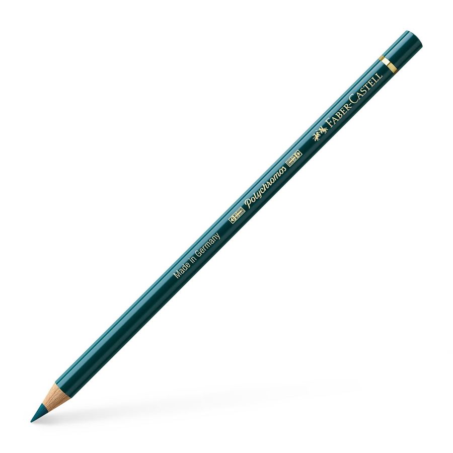 LÁPIZ POLYCHROMOS (158) VERDE COBALTO OSCURO FABER-CASTELL1