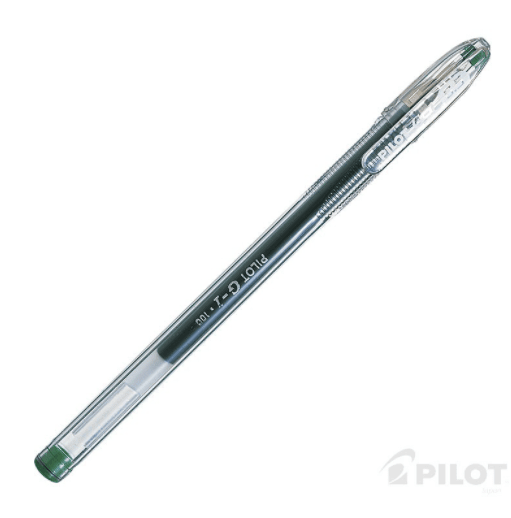 LÁPIZ GEL G-1 0.5MM VERDE PILOT1