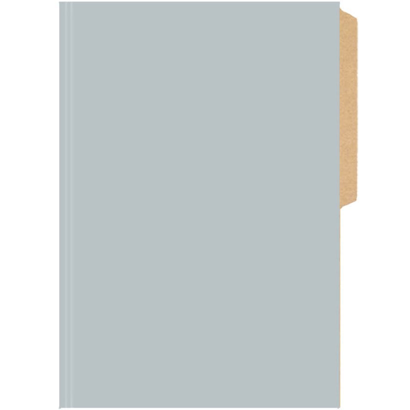 CARPETA PIGMENTADA OFICIO GRIS BRILLANTE BUHO1