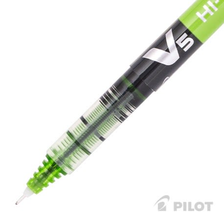 LÁPIZ TINTA HI-TECPOINT V5 0.5 VERDE CLARO PILOT1
