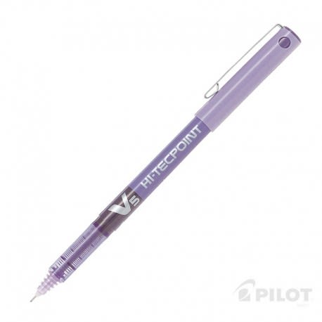LÁPIZ TINTA HI-TECPOINT V5 0.5 VIOLETA PILOT1
