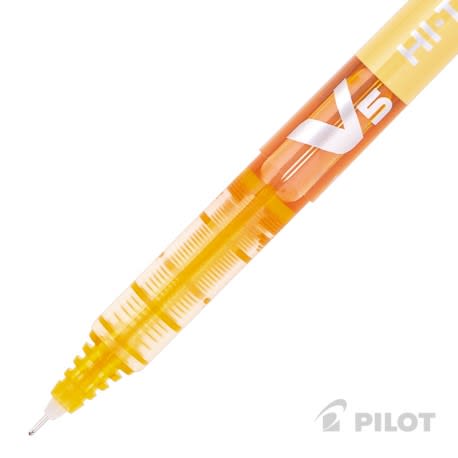 LÁPIZ TINTA HI-TECPOINT V5 0.5 AMARILLO PILOT1