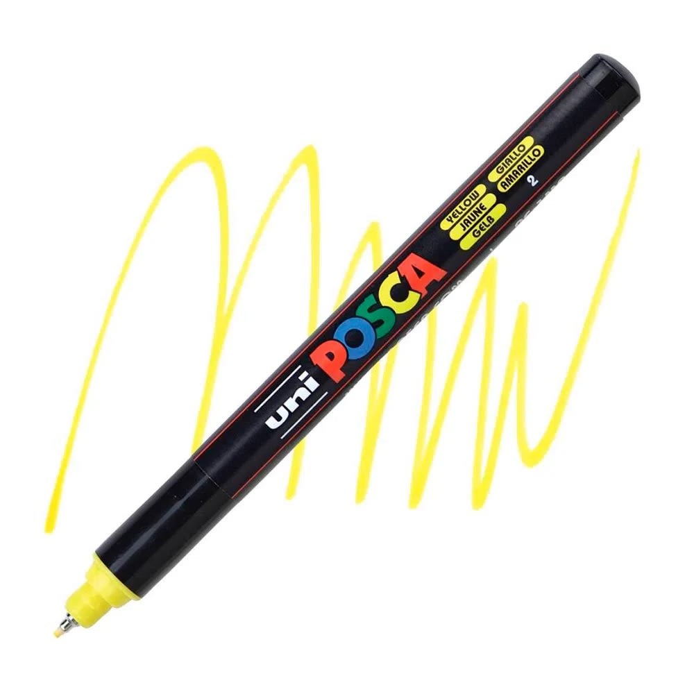 MARCADOR ACRÍLICO PC-1MR AMARILLO POSCA1