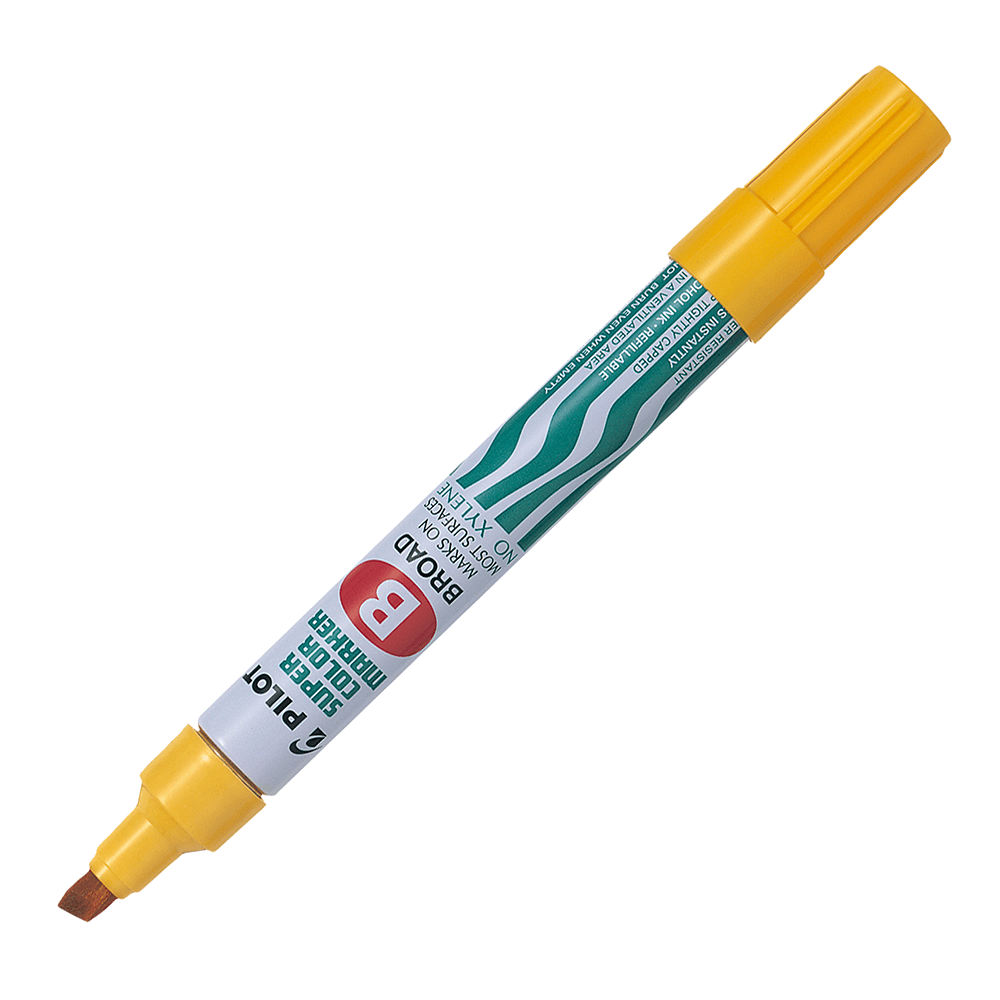MARCADOR PERMANENTE SCA BISELADO AMARILLO PILOT1