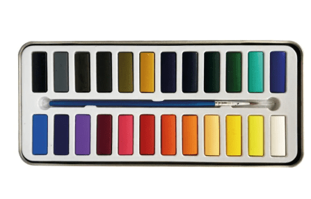 SET ACUARELA PASTILLA 24 COLORES1