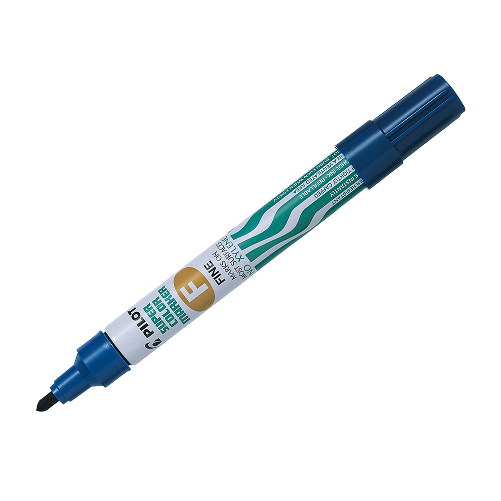 MARCADOR PERMANENTE SCA FINO AZUL PILOT1
