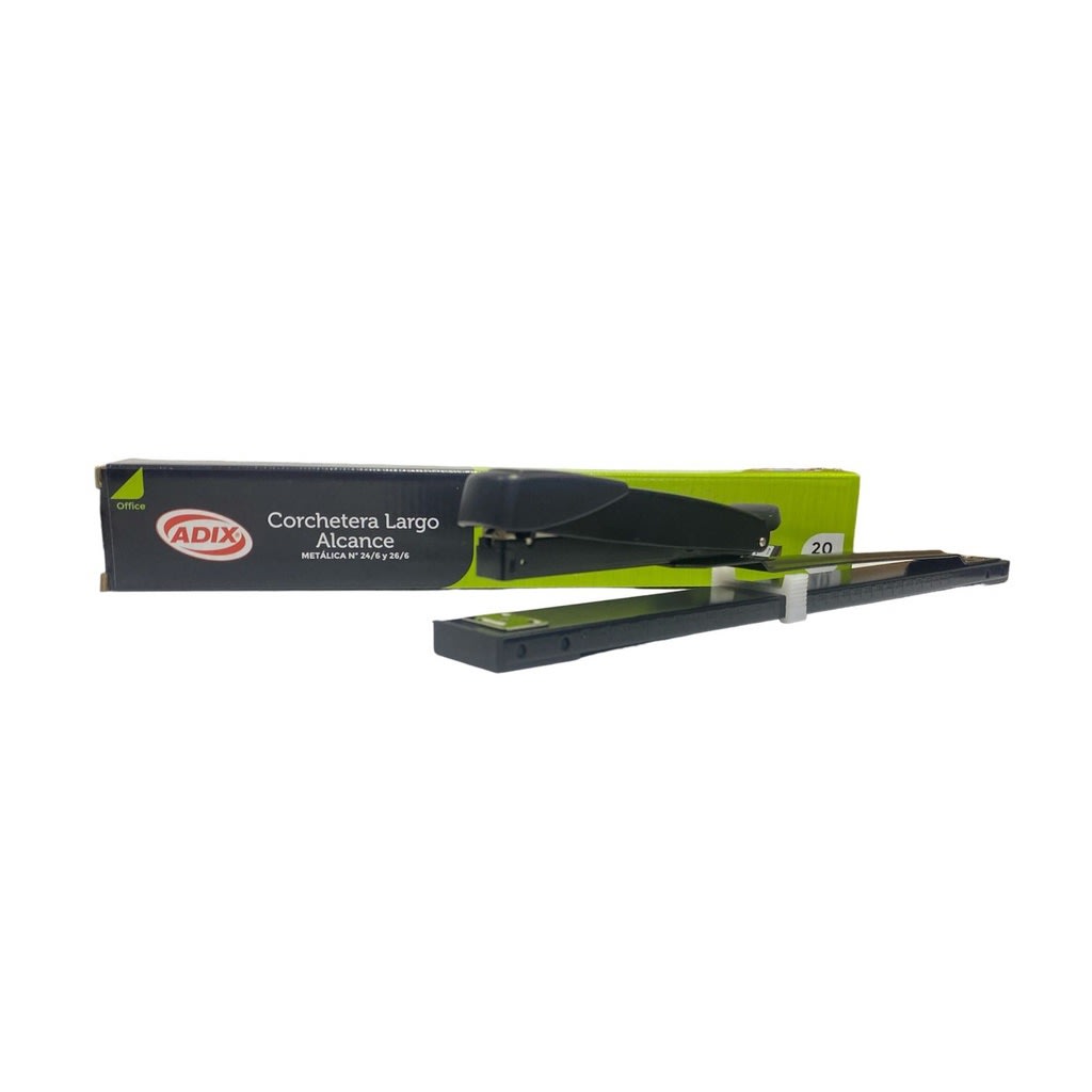 CORCHETERA METAL NEGRA 26/6 BRAZO LARGO ADIX1