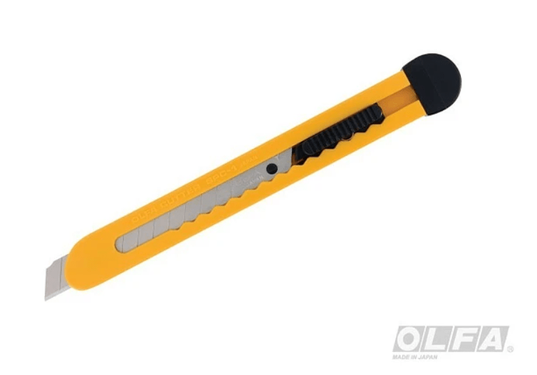 CUCHILLO CARTONERO 9MM SPC-1 C/ SEGURO AUTOMÁTICO OLFA1