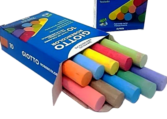 TIZAS DE COLORES ROBERCOLOR 10 COLORES GIOTTO1