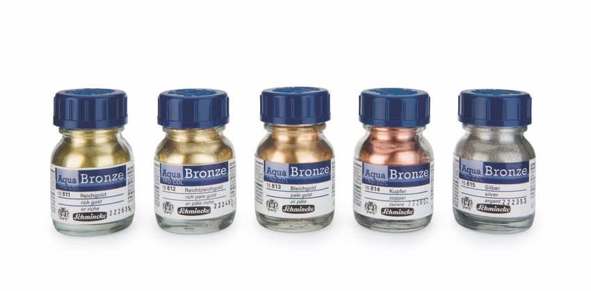 PIGMENTO AQUA BRONZE 20ML RICH PALE GOLD SCHMINCKE1
