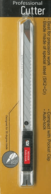 CUCHILLO CARTONERO METALICO 9MM BLOQUEO MANUAL CON PERILLA1