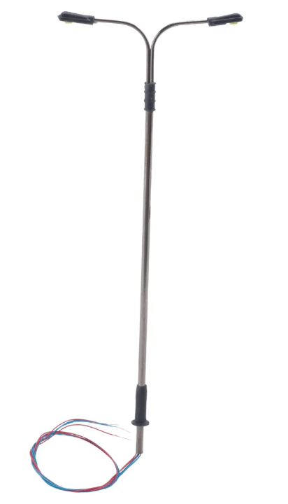 FIGURA DOBLE FAROL DE LUZ PARA PARQUE A ESCALA 1:50 (1UN)1