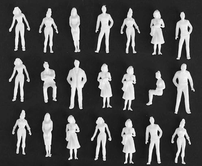 FIGURA HUMANA BLANCA 1:75 (1UN)1