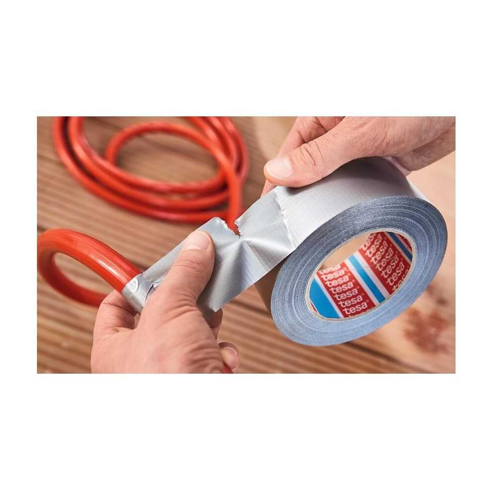 CINTA ADHESIVA MULTIUSO UNIVERSAL EXTRA POWER 50MM X 10M GRIS TESA1