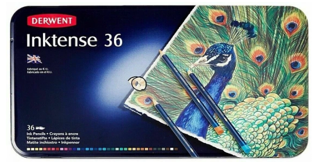 LÁPIZ DERWENT INK-TENSE 36 COLORES1