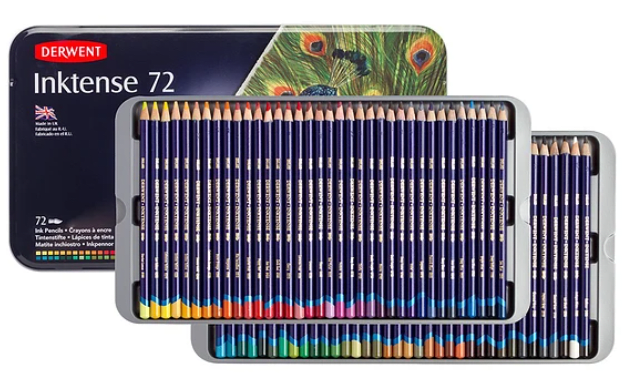 LÁPIZ DERWENT INK-TENSE 72 COLORES1