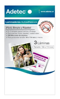 LAMINADORES AUTOADHESIVO 3 UNIDADES  164X114MM1