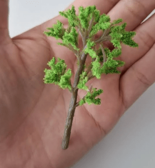 MINI ARBOL ARTIFICIAL VERDE 7cm 2 UNIDADES1