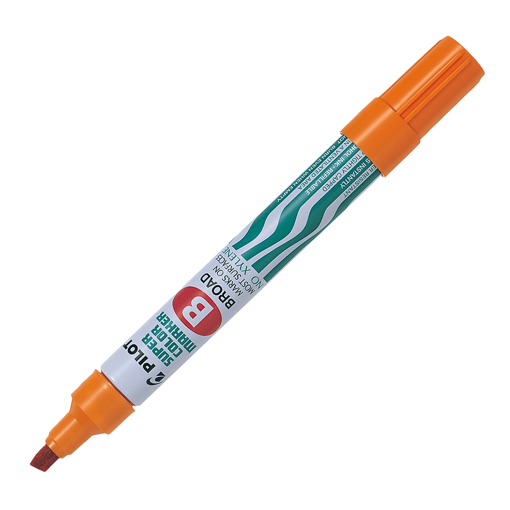 MARCADOR PERMANENTE SCA BISELADO NARANJA PILOT1