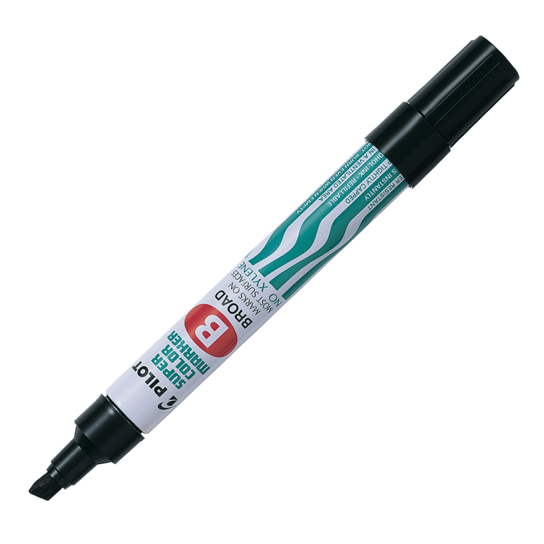MARCADOR PERMANENTE SCA BISELADO NEGRO PILOT1