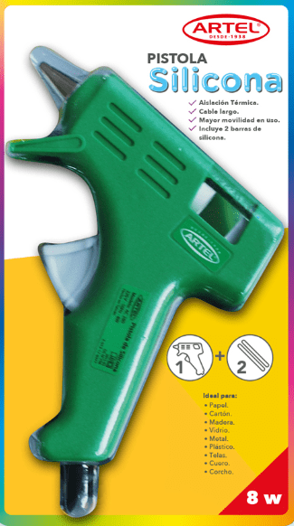 PISTOLA SILICONA 7MM 8W ARTEL1