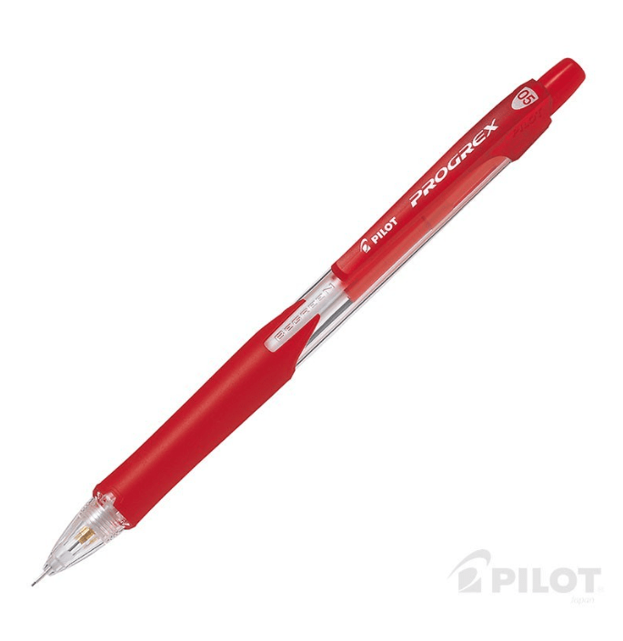 PORTAMINAS 0.5MM PROGREX ROJO PILOT1