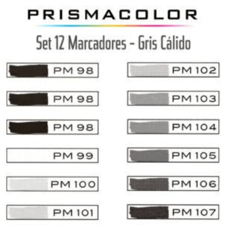 MARCADOR AL ALCOHOL PRISMACOLOR PREMIER WARM GREY 30% PM 1012