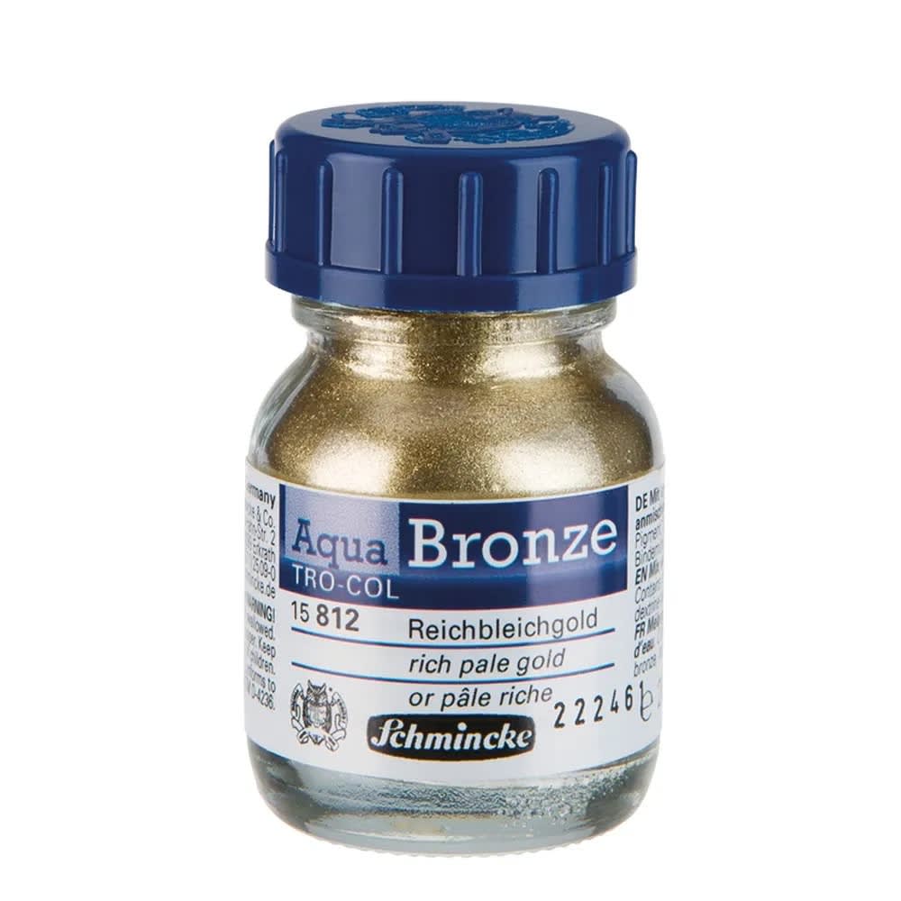 PIGMENTO AQUA BRONZE 20ML RICH PALE GOLD SCHMINCKE2