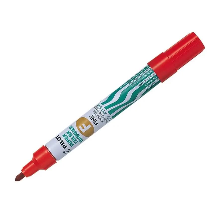 MARCADOR PERMANENTE SCA FINO ROJO PILOT1